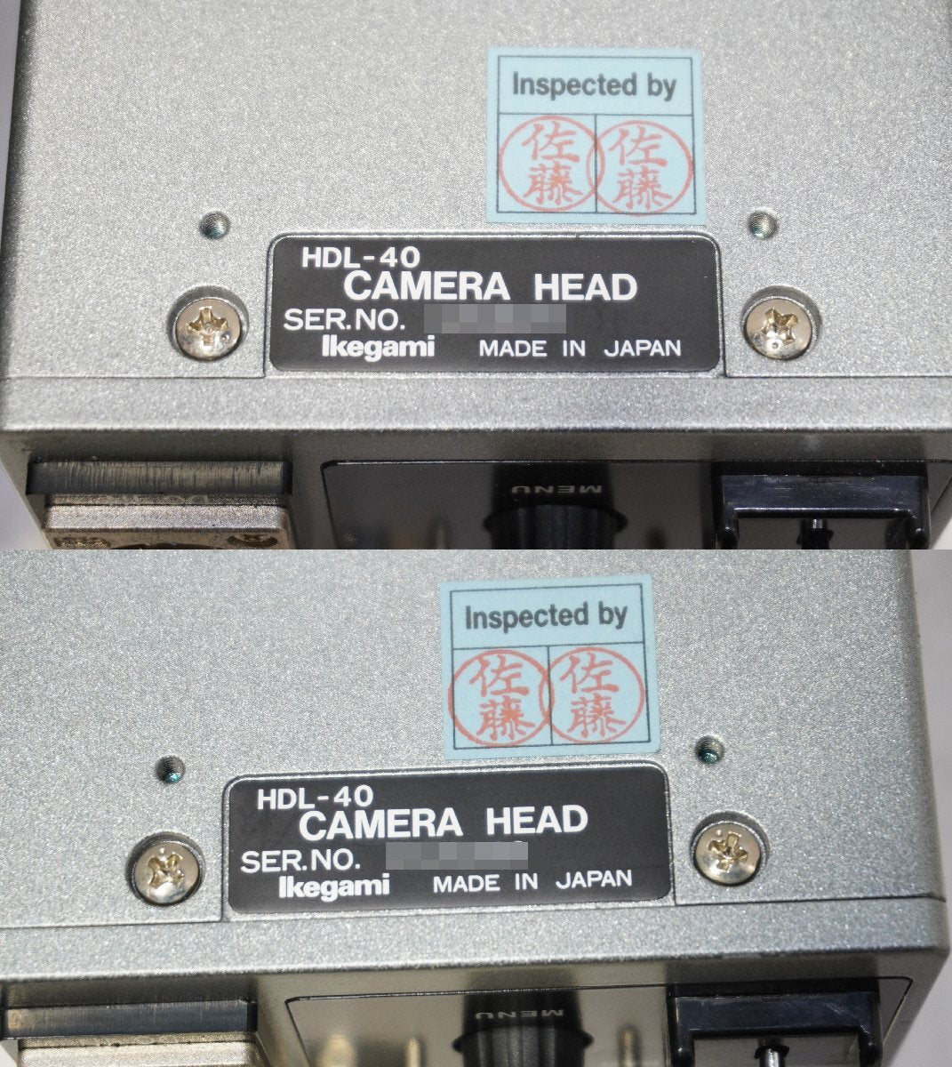 IKegami HDL40 Camera Head with Rail Carrier C-211-(2)P and Goniometer Stage TS-613 Case [d1212283761]
