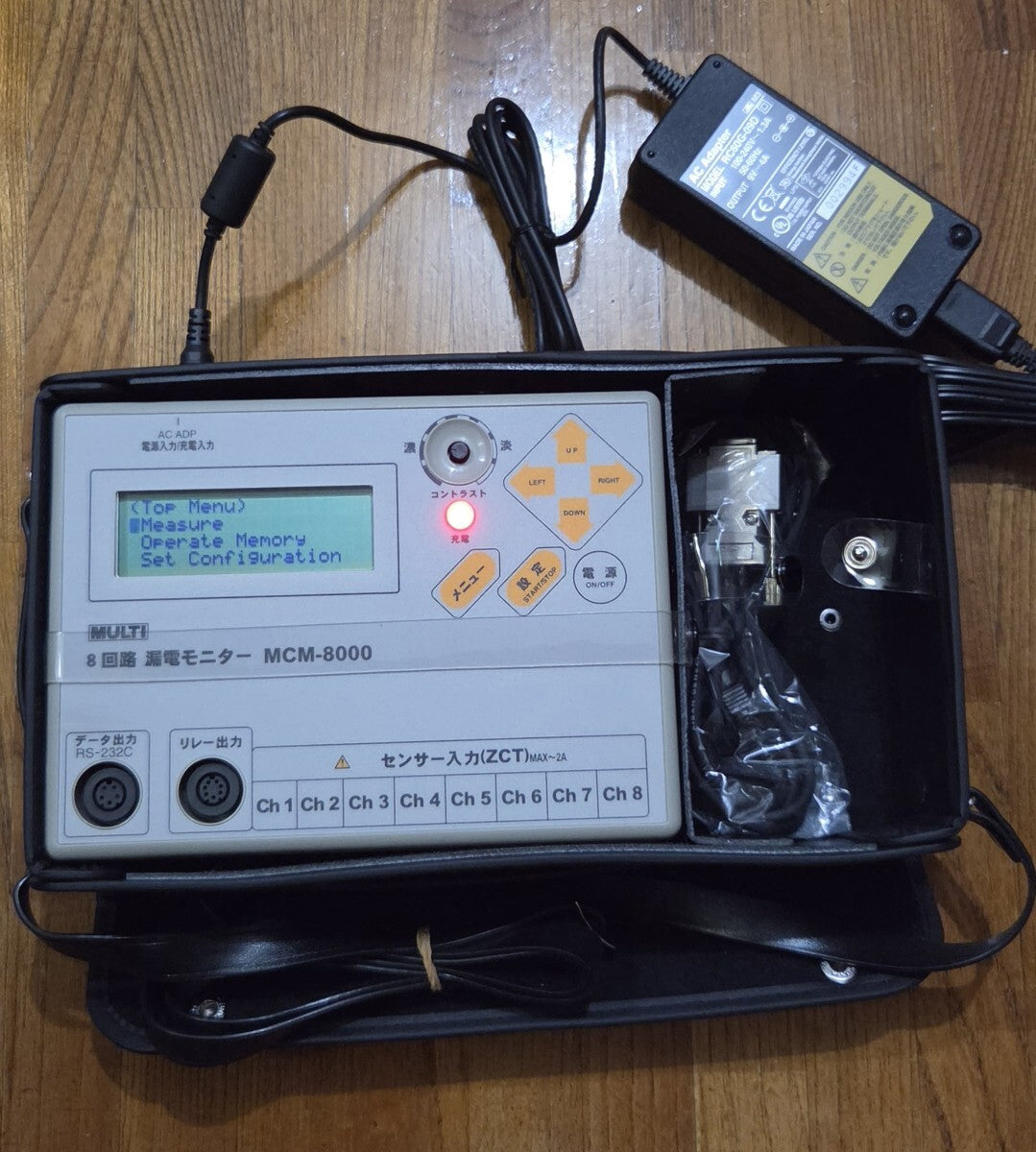 MCM-8000 8-Circuit Leakage Current Monitor with ZCT Clamp Set [q1241067592]