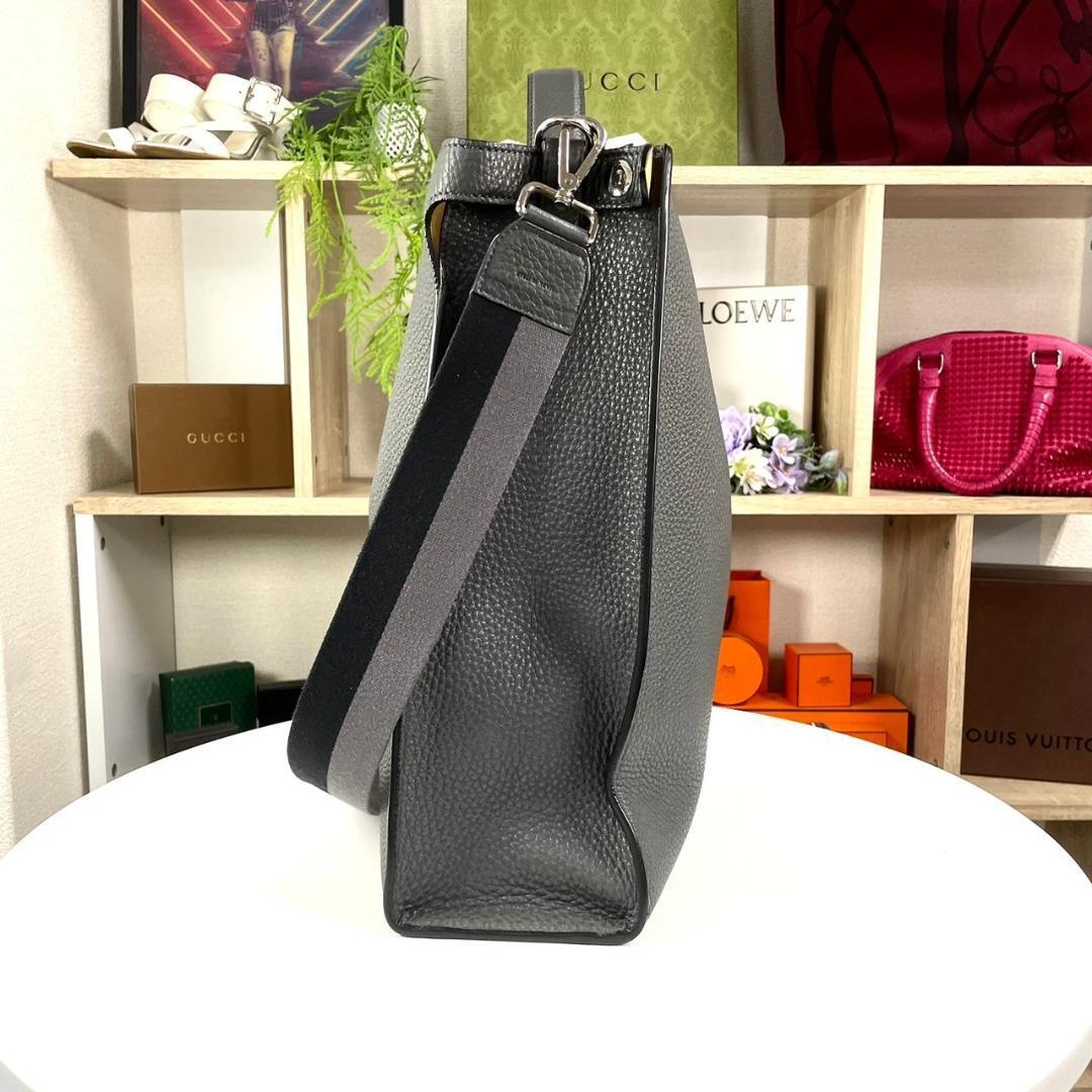 Fendi Peekaboo X-Lite Fit Tote Bag Leather Black [b1147709658]