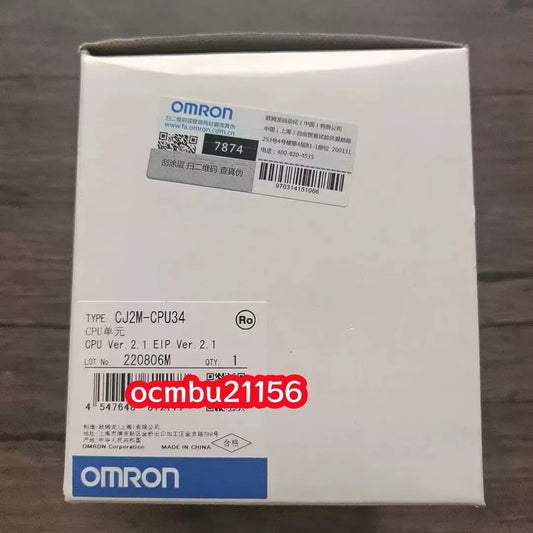 Omron CJ2M-CPU34 CPU Unit [w1173992785]