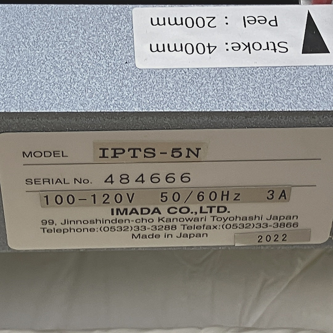 IMADA IPTS-5N Peel Strength Tester Testing Machine Measuring Instrument [w1209253416]