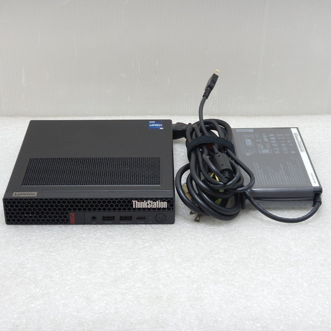 Lenovo ThinkStation P360 Tiny Workstation i7-12700T 32GB Memory 256GB SSD NVIDIA T1000 8GB Windows 11 Pro [g1212163614]