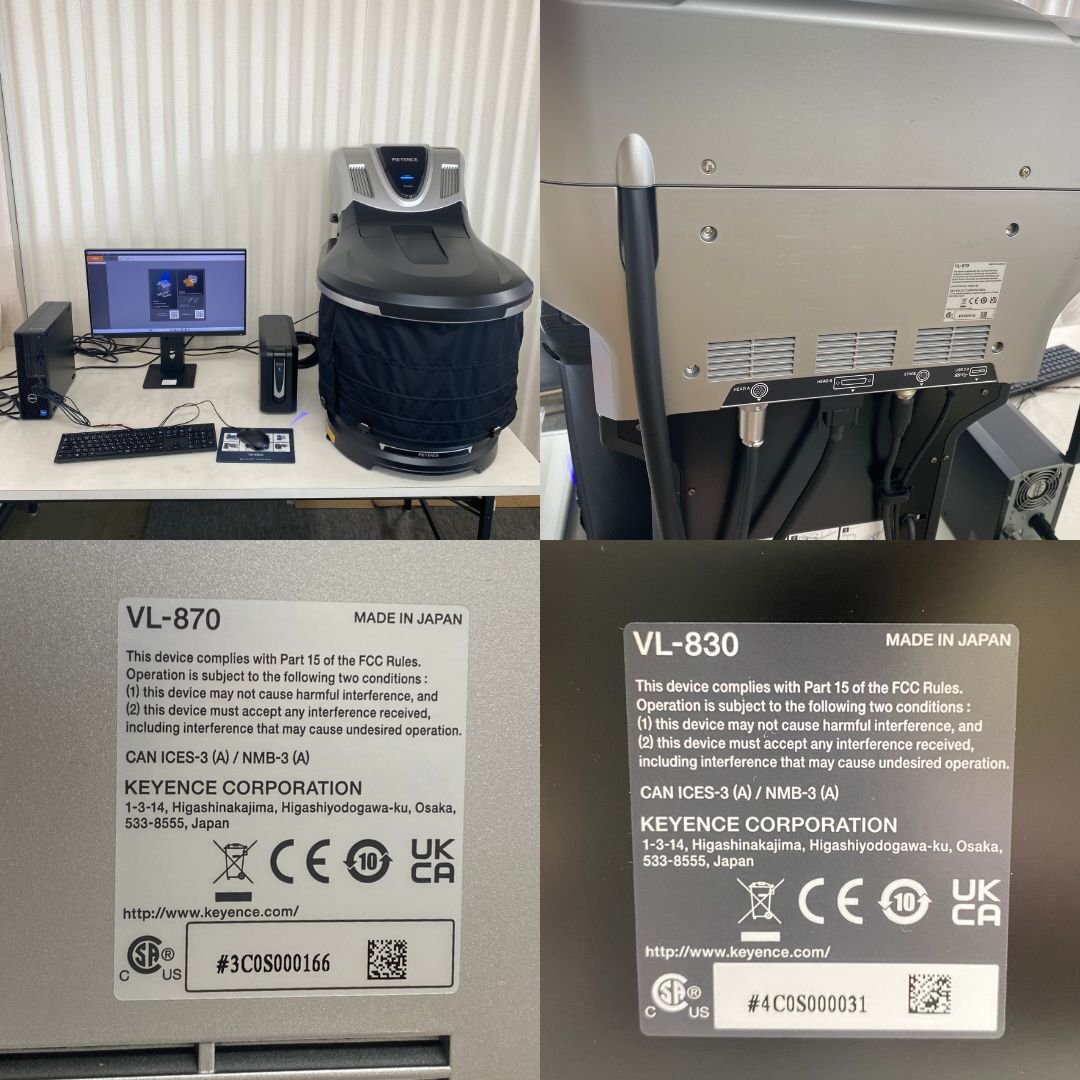 Keyence VL-800 VL-870 VL-830 VL-H3G 3D Scanner Coordinate Measuring Machine [u1229215868]
