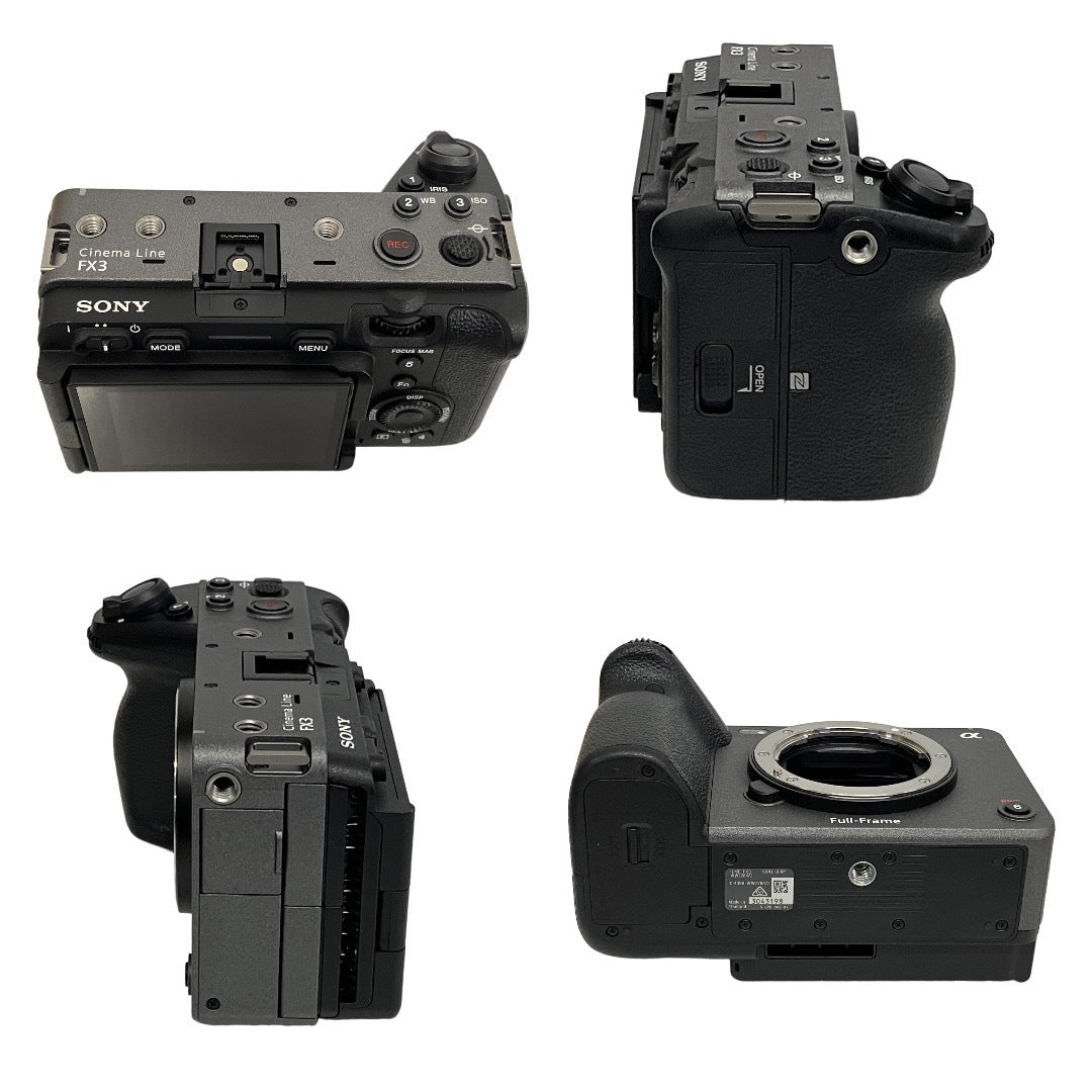 Sony ILME-FX3 Cinema Camera with XLR Handle Unit and Charger [q1248979257]