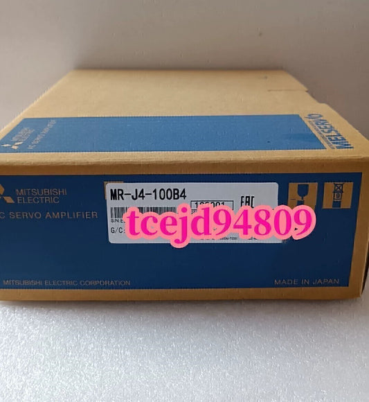 MITSUBISHI MR-J4-100B4 Servo Amplifier [x1208656182]