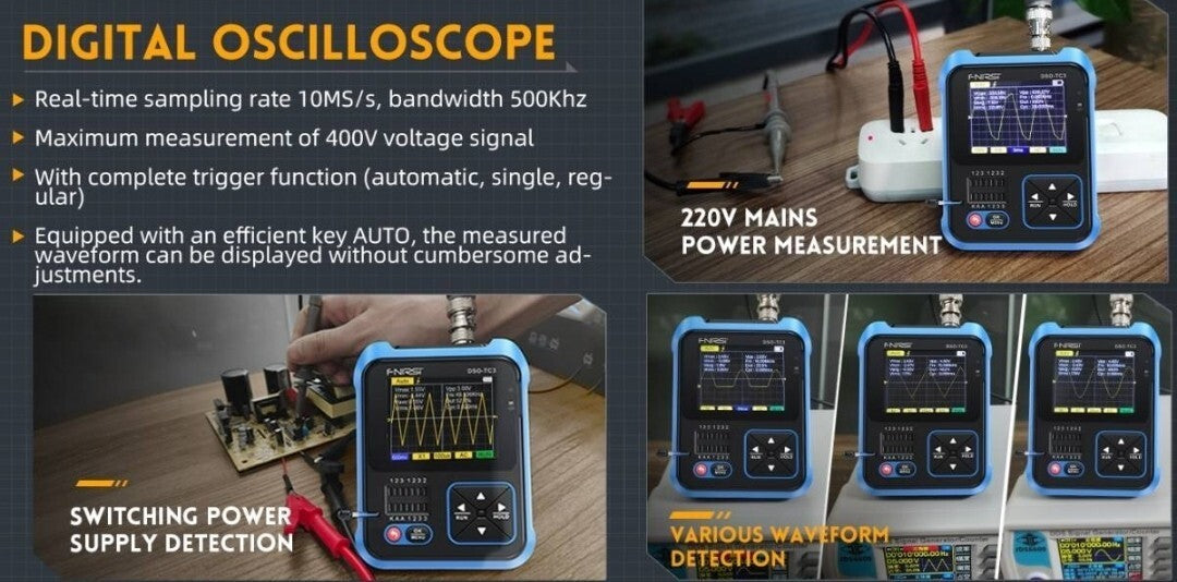 FNIRSI DSO-TC3 Multifunction Transistor Tester Oscilloscope [e1129187197]
