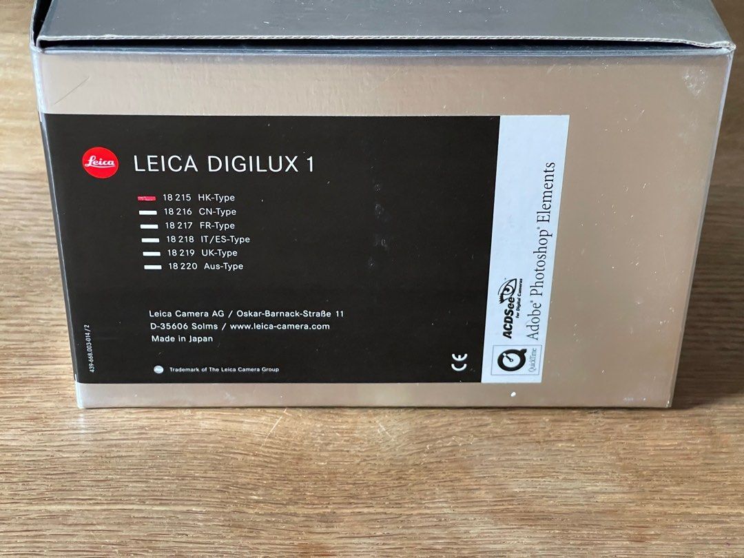 Leica DIGILUX 1 Digital Camera [k1189901804]