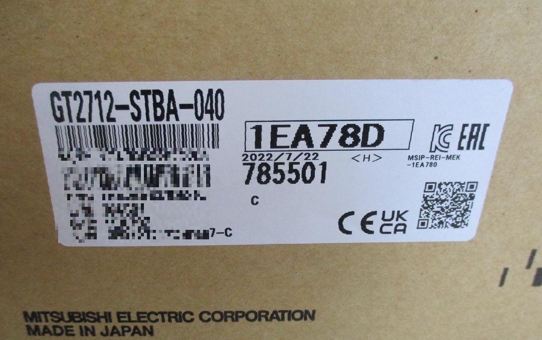 MITSUBISHI GOT2000 GT2712-STBA Touch Panel Display [h1197631320]