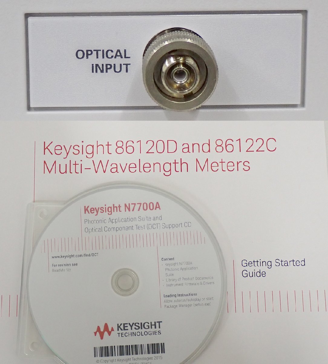 RT54560◆KEYSIGHT/Keysight 86122C Opt.021/110/81000FI Multi-Wavelength Meter Optical Wavelength Meter 1270-1650nm [No Return Guaranteed]