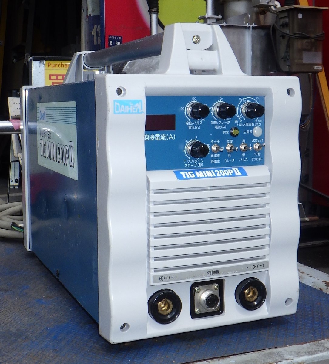 Daihen VRTPM-202 TIG Welder Inverter Mini 200PⅡ 100V-200V with Torch, Ground, Gas Regulator [q1194545682]