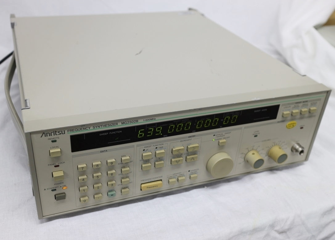 Anritsu MG2502B Synthesizer Level Generator 1Hz-600MHz [p1056075819]