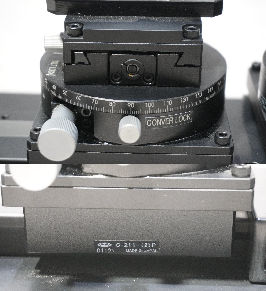 IKegami HDL40 Camera Head with Rail Carrier C-211-(2)P and Goniometer Stage TS-613 Case [d1212283761]