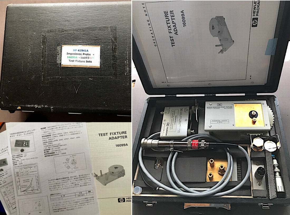 hp 4194A 41941A Z-Probe with Fixtures and 32bit PC GPIB Controller [v1248228179]