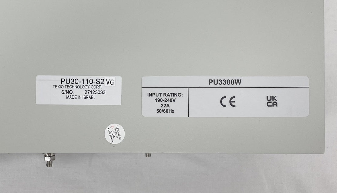 Texio PU30-110-S2VG DC Power Supply 30V 110A 3.3kW [j1131403057]