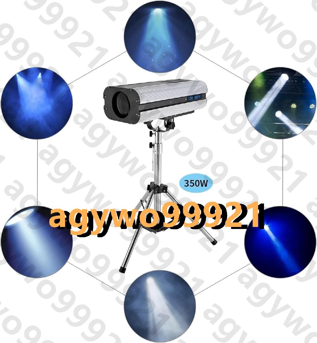 LED Follow Spotlight 350W Stage Light Adjustable Aperture for Weddings Ceremonies [b1166932674]