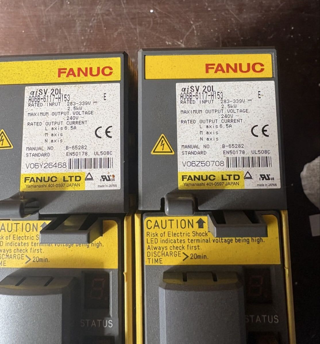 FANUC A06B-6117-H153 Servo Amplifier Module (as-is) [w1220325132]