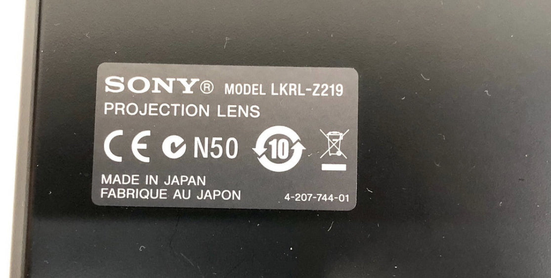 SONY SRX-T420 SRX-T423 SRX-T110 SRX-S105 SRX-R110 Lens with Memory Function LKRL-Z219 Made in Japan [1124874966]