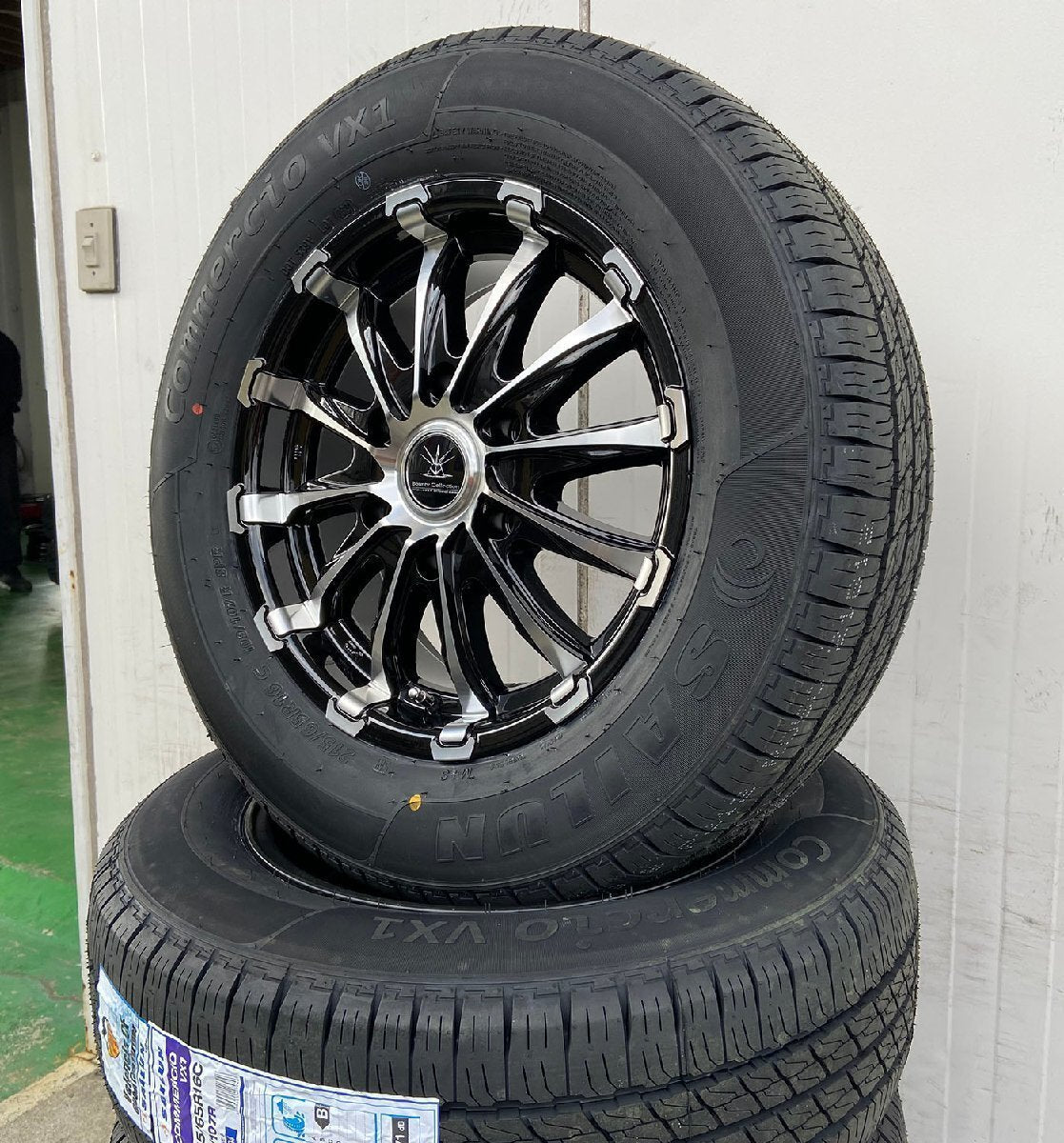 Hiace 200 Series Vehicle Inspection Compatible Tire Wheel 16 Inch Specially Selected Tire 215/65R16 Set of 4 for 1 Car [c1186471045]
