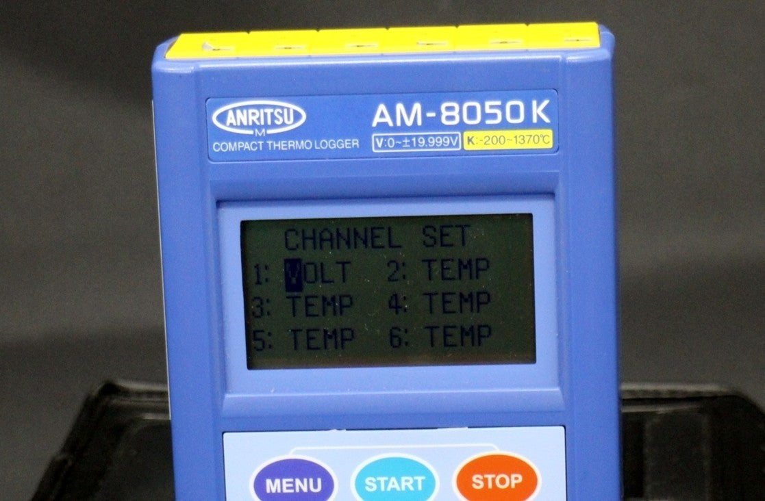 ANRITSU AM-8050K Compact Thermologger 6ch Temperature/DC Voltage -200 to 1370deg(K) [u1048609374]