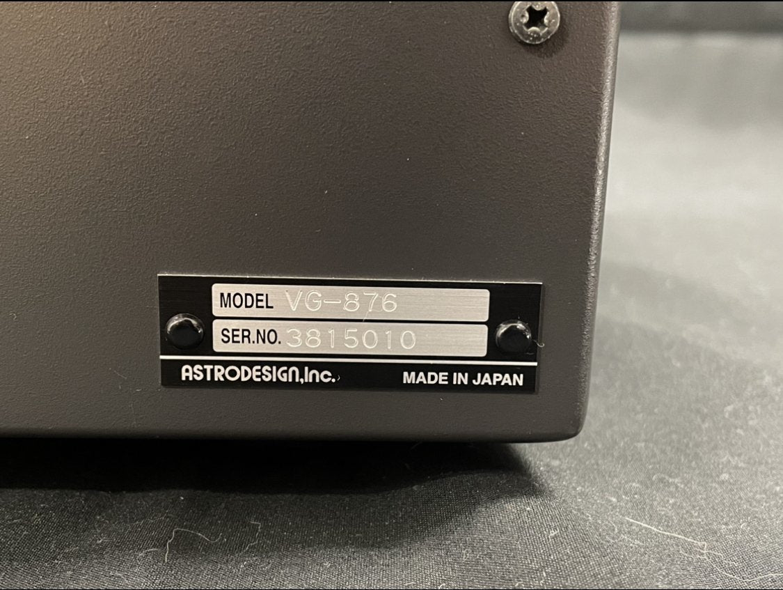ASTRO VG-876 Digital Video Generator [e1128235688]