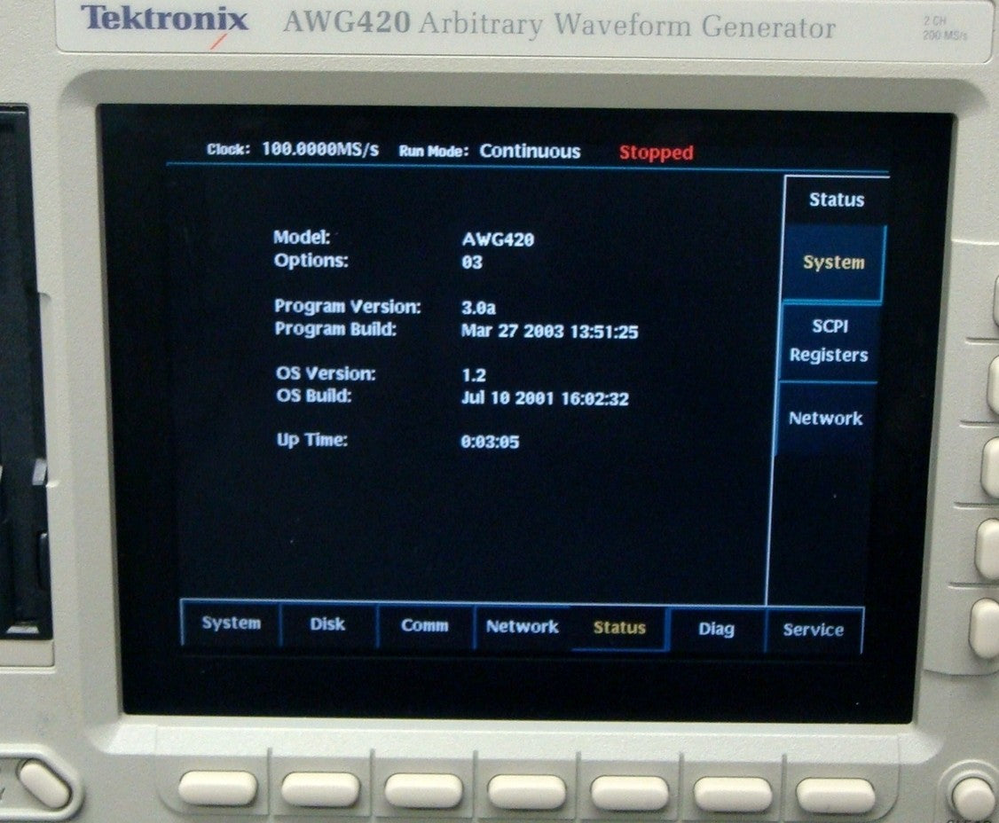 Tektronix AWG420 Arbitrary Waveform Generator 200MHz 16bit 2CH [n412879797]
