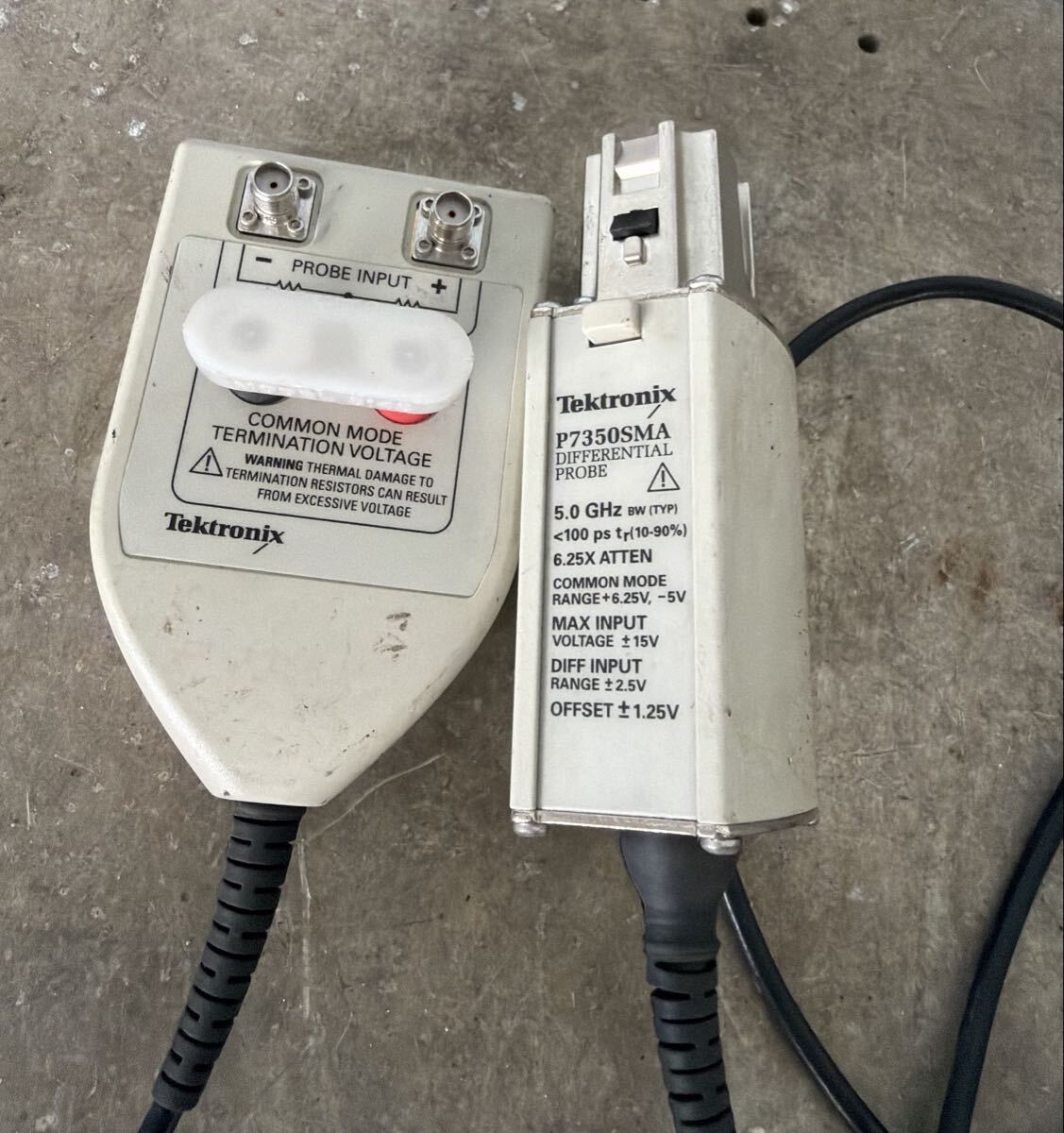 Tektronix P7350SMA 5GHz Differential Oscilloscope Probe with SMA Input (as-is) [d1247738949]