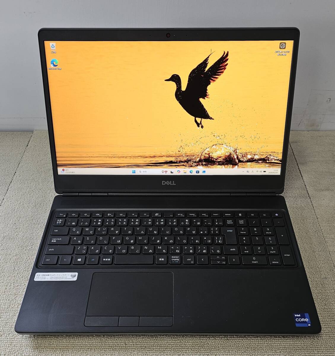 Dell Precision 7560 Workstation Core i9-11950H 32GB Memory 1TB NVME M.2 NVIDIA RTX A2000 15.6 inch Notebook [h1220338282]