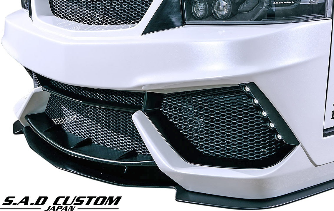 TOYOTA 200 Hiace Type 4 Front Bumper FRP Unpainted Aero Parts [v1049885886]