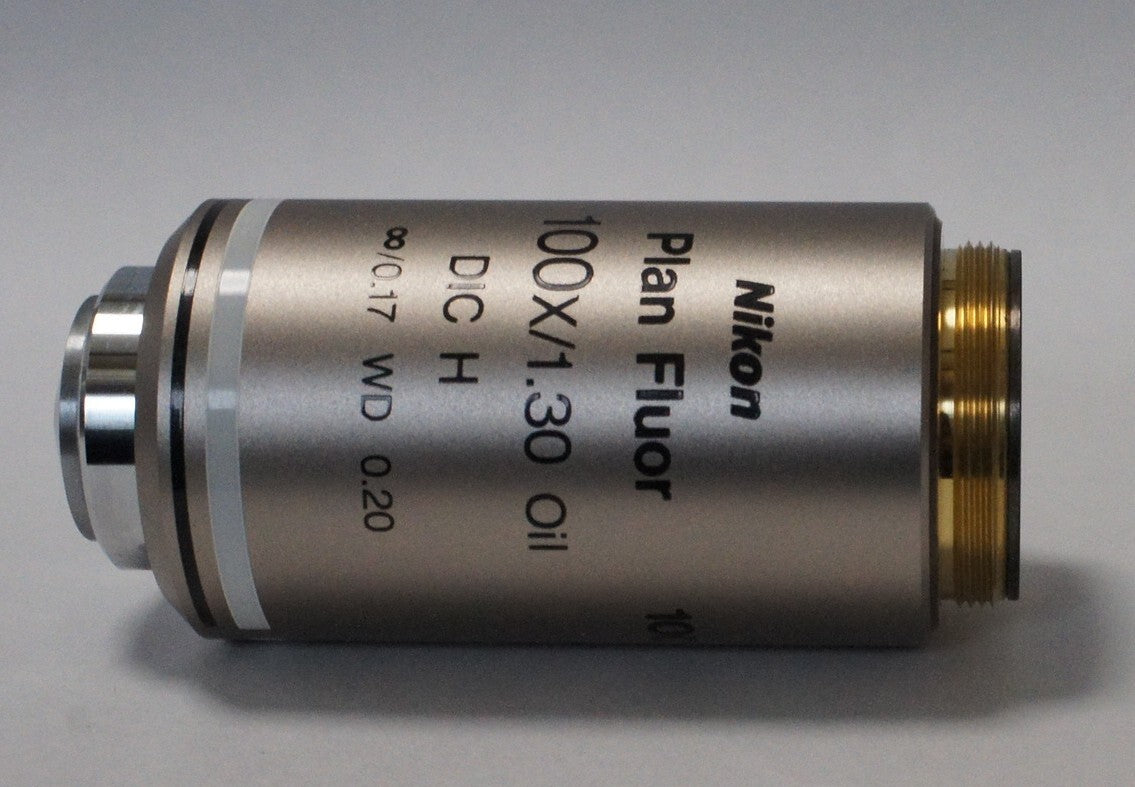 Nikon CFI Plan Fluor 100 Oil DIC H Objective Lens for Eclipse Microscope [h1226956446]