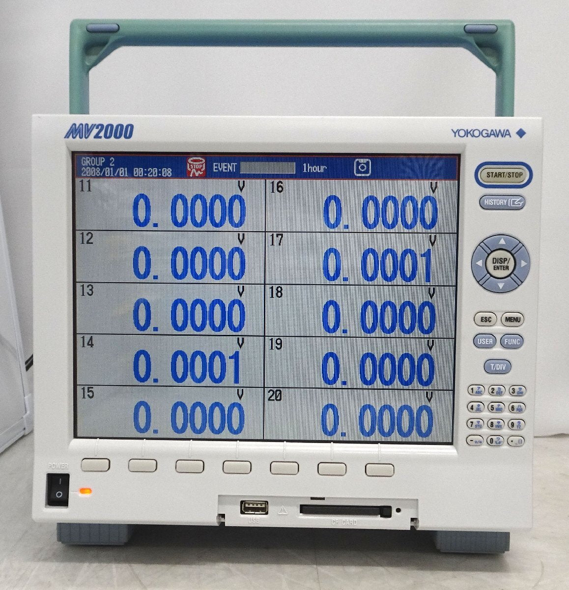 Yokogawa MV2000 MV2020-1-4-1-2-1M Portable Recorder (as-is) [h1237460991]