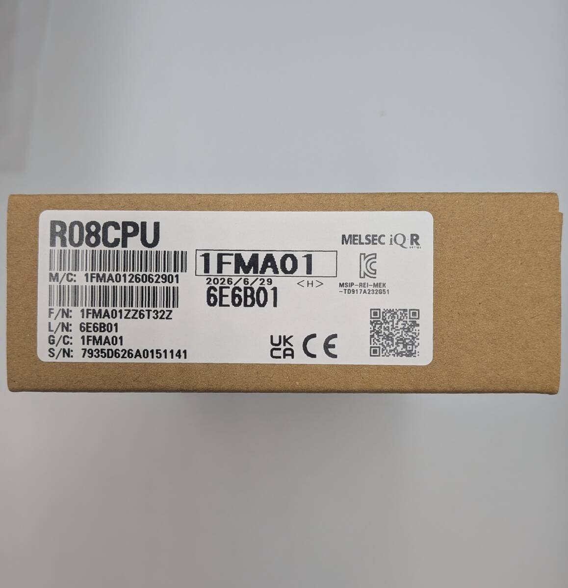 Mitsubishi R08CPU Sequencer CPU Unit (open box) [p1240178739]