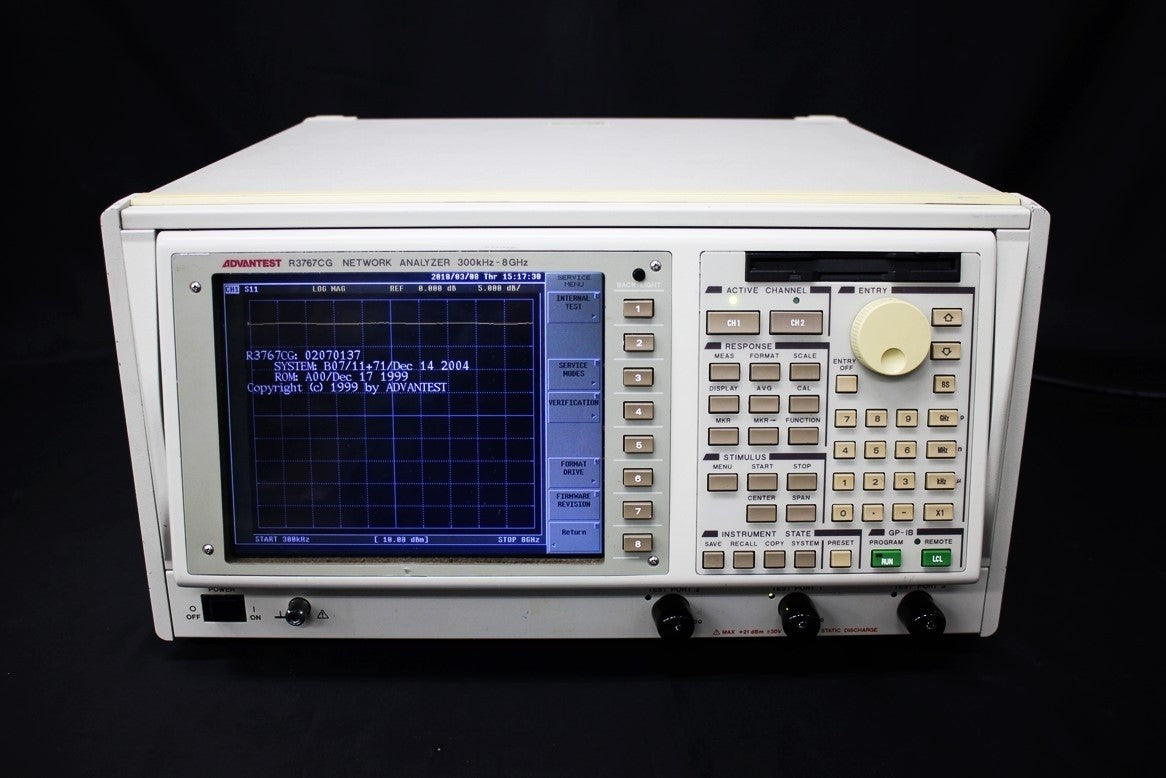 Advantest R3767CG Network Analyzer 8GHz 3-Port [v1048737914]
