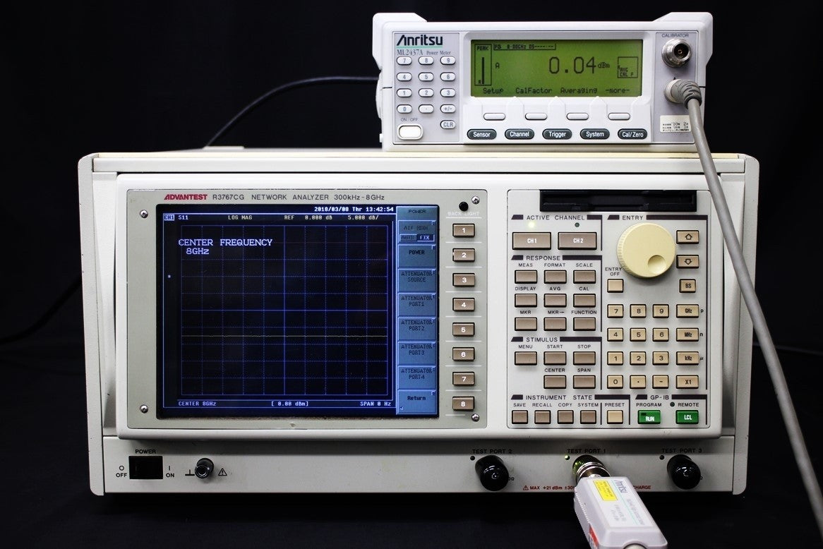 Advantest R3767CG Network Analyzer 8GHz 3-Port [v1048737914]