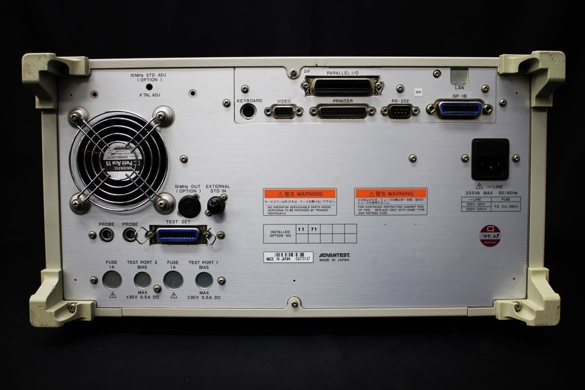 Advantest R3767CG Network Analyzer 8GHz 3-Port [v1048737914]