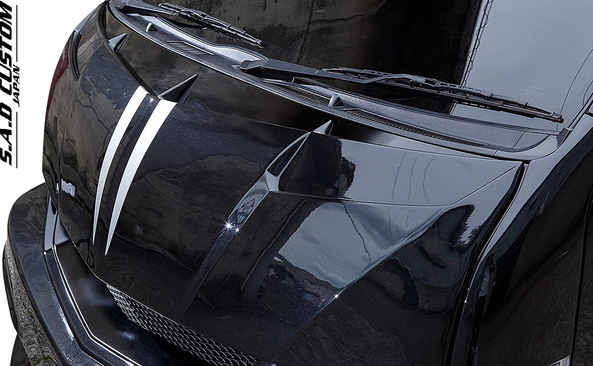 [M’s] Type 4 200 Hiace (Wide) S.A.D CUSTOM JAPAN STINGER Face Kit / FRP Unpainted HIACE WIDE Aero Parts Stinger [1050143114]