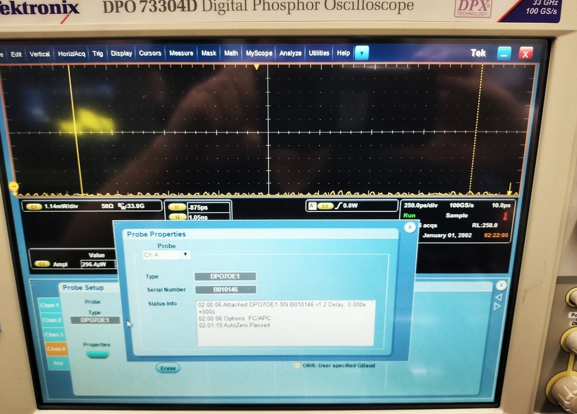 Tektronix DPO7OE1 Optical Probe FC/APC [d1207691868]