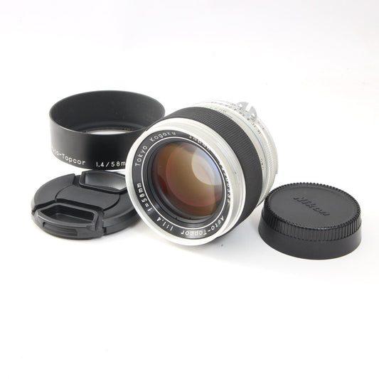 COSINA Auto Topcor 58mm F1.4 Nikon F Mount Lens [e1234258425]