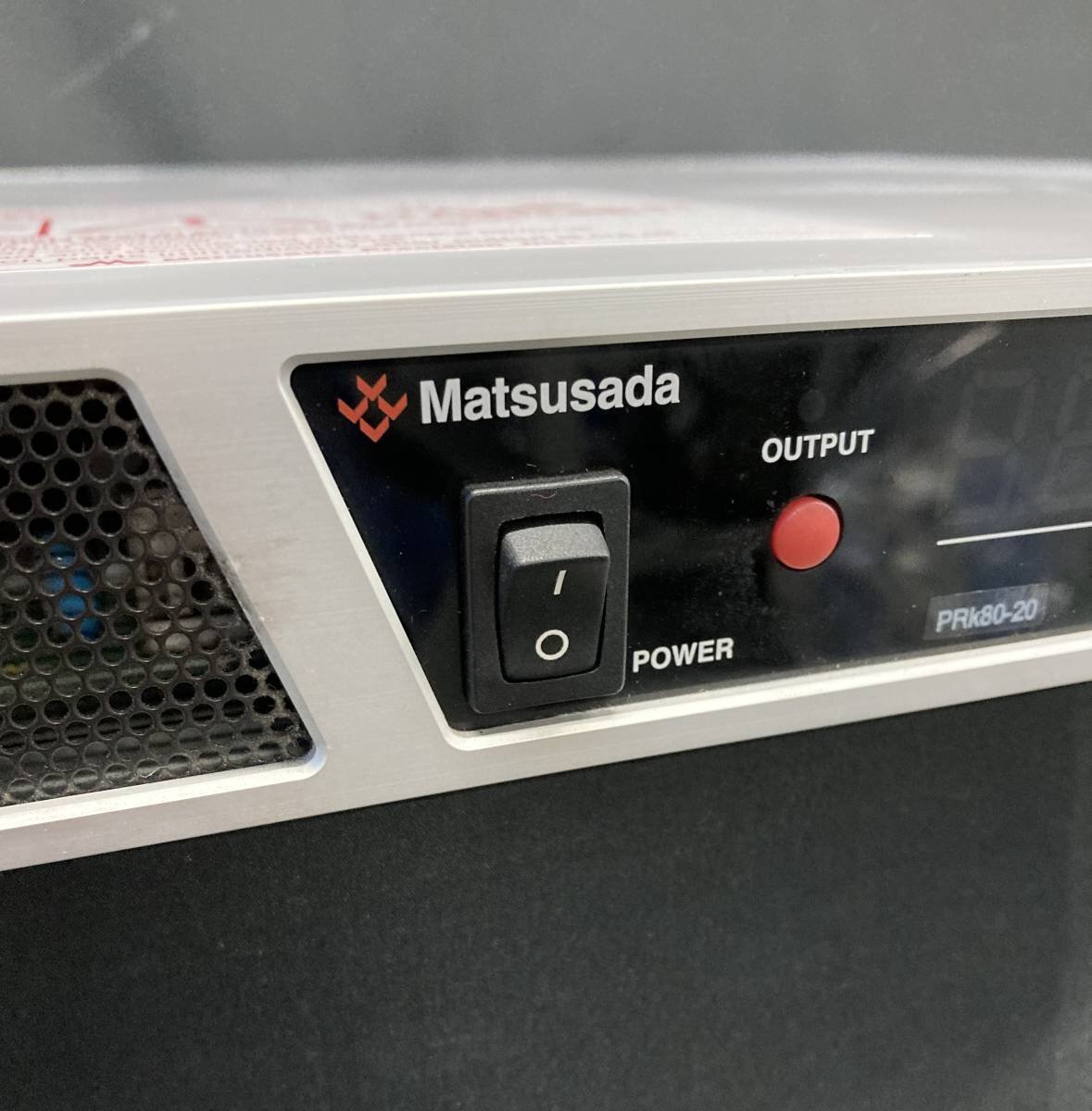 Matsusada PRk80-20 DC Power Supply [f1128497492]