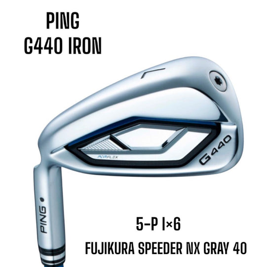 PING G440 Iron 5-P 6-Piece Set FUJIKURA SPEEDER NX GRAY 40 Left-handed [g1175913026]
