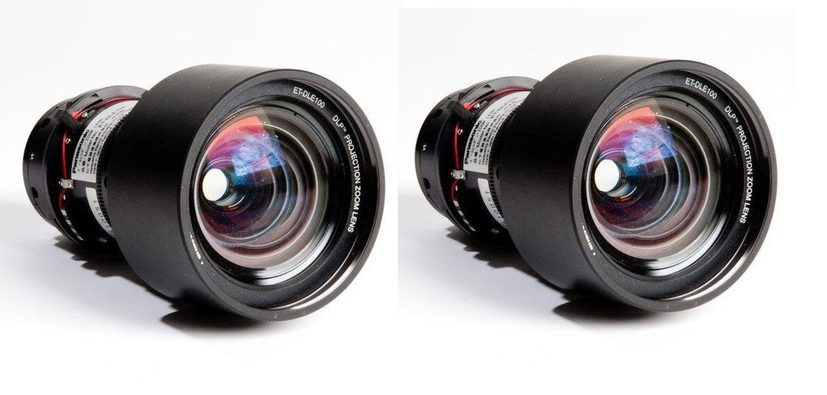 Panasonic ET-DLE100 Short Focus Zoom Lens Set of 2 [u1178259101]