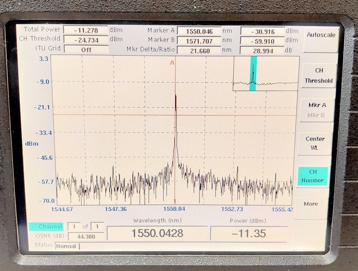 Burleigh WA-7600 Wavemeter 1270-1680nm [o479202729]