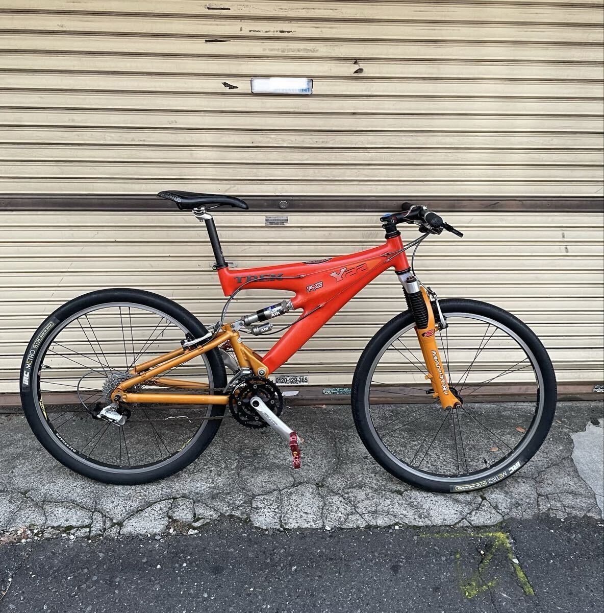 TREK Y22 Carbon Frame Mountain Bike MTB FOX Full Suspension SHIMANO DEORE XT Rolf EASTON 90s [p1209194791]