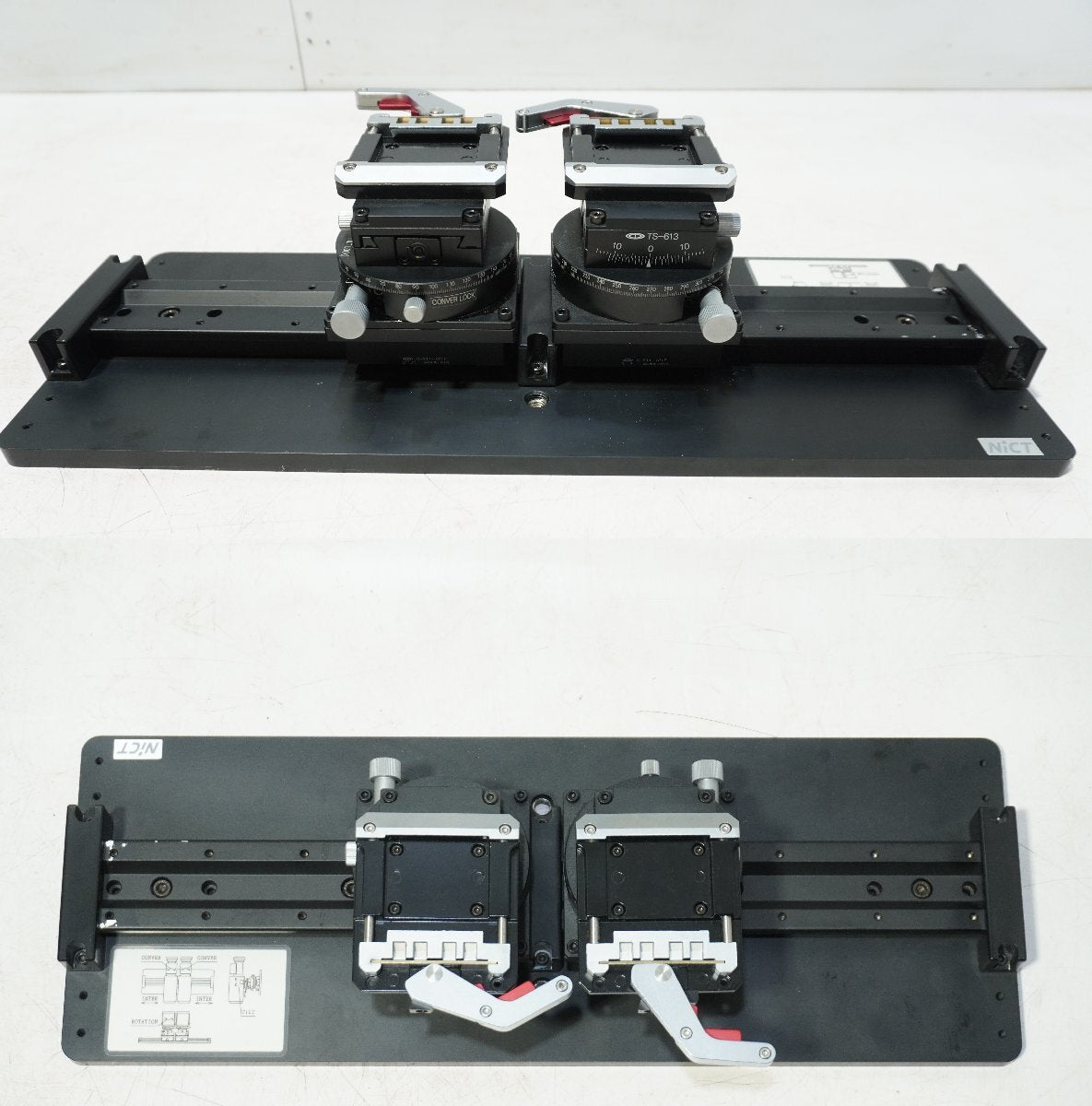 IKegami HDL40 Camera Head with Rail Carrier C-211-(2)P and Goniometer Stage TS-613 Case [d1212283761]