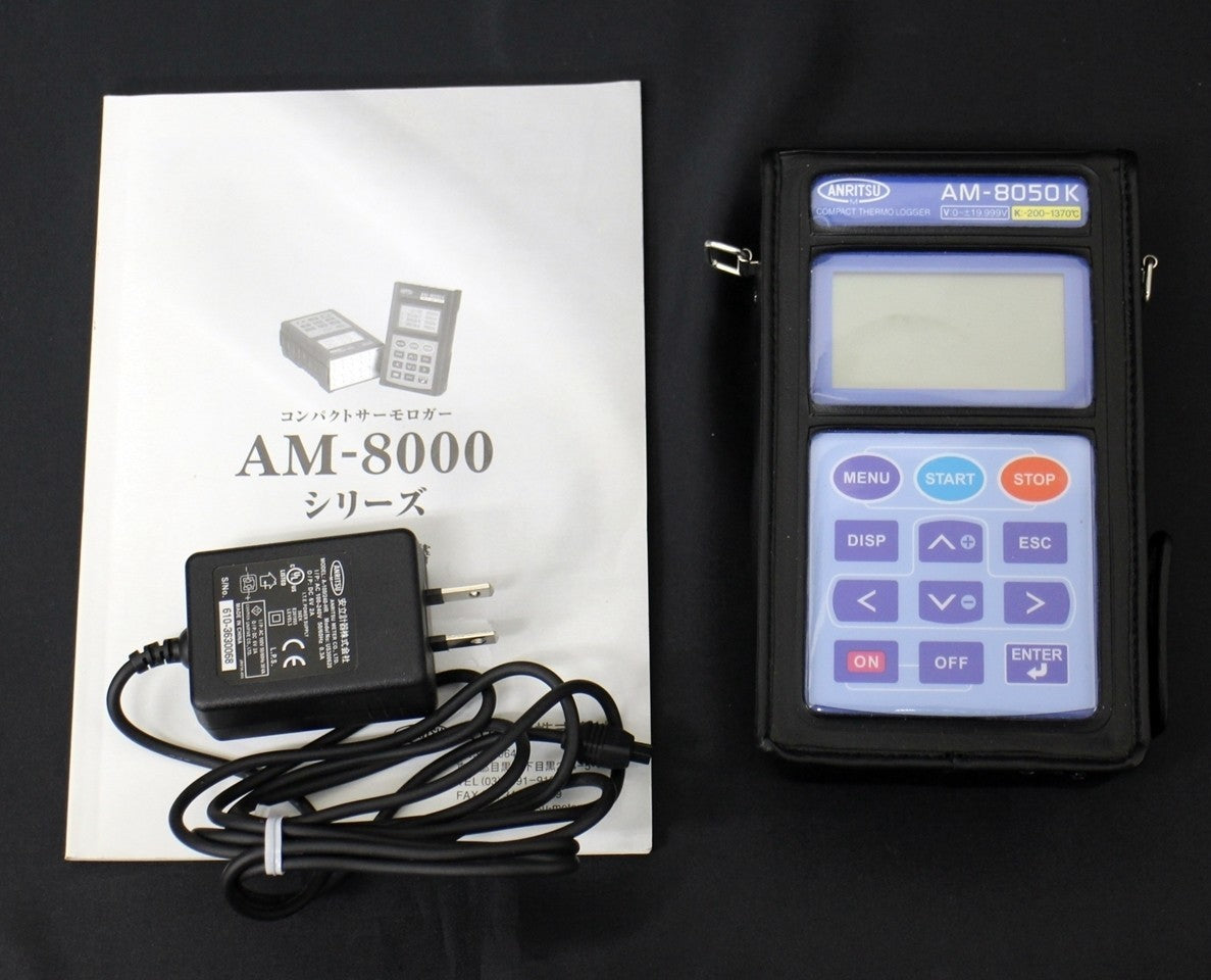 ANRITSU AM-8050K Compact Thermologger 6ch Temperature/DC Voltage -200 to 1370deg(K) [u1048609374]