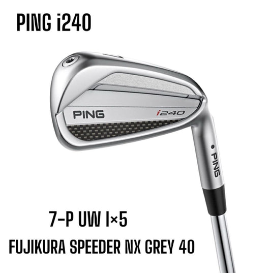 PING i240 Iron Set 5 Piece FUJIKURA SPEEDER NX GRAY 40 [1193900437]