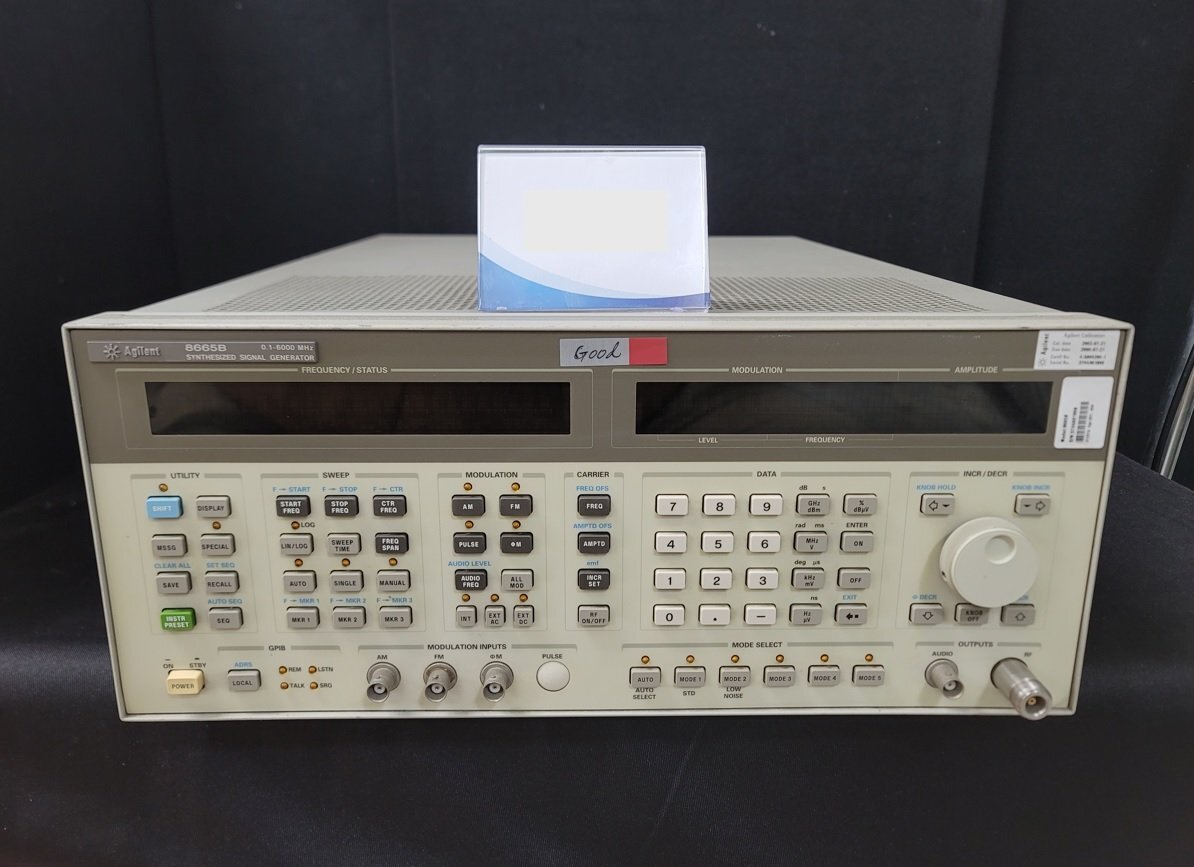 HP 8665B Synthesized Signal Generator 100kHz-6GHz [c1201496484]