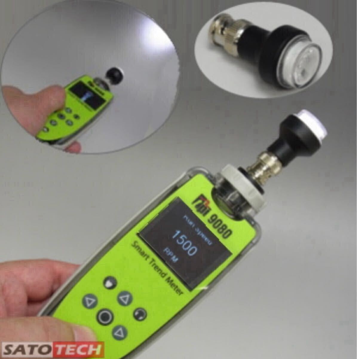 Satotech TPI-9070 Vibration Meter with FFT Analysis and Strobe Flash Light [j1178654168]