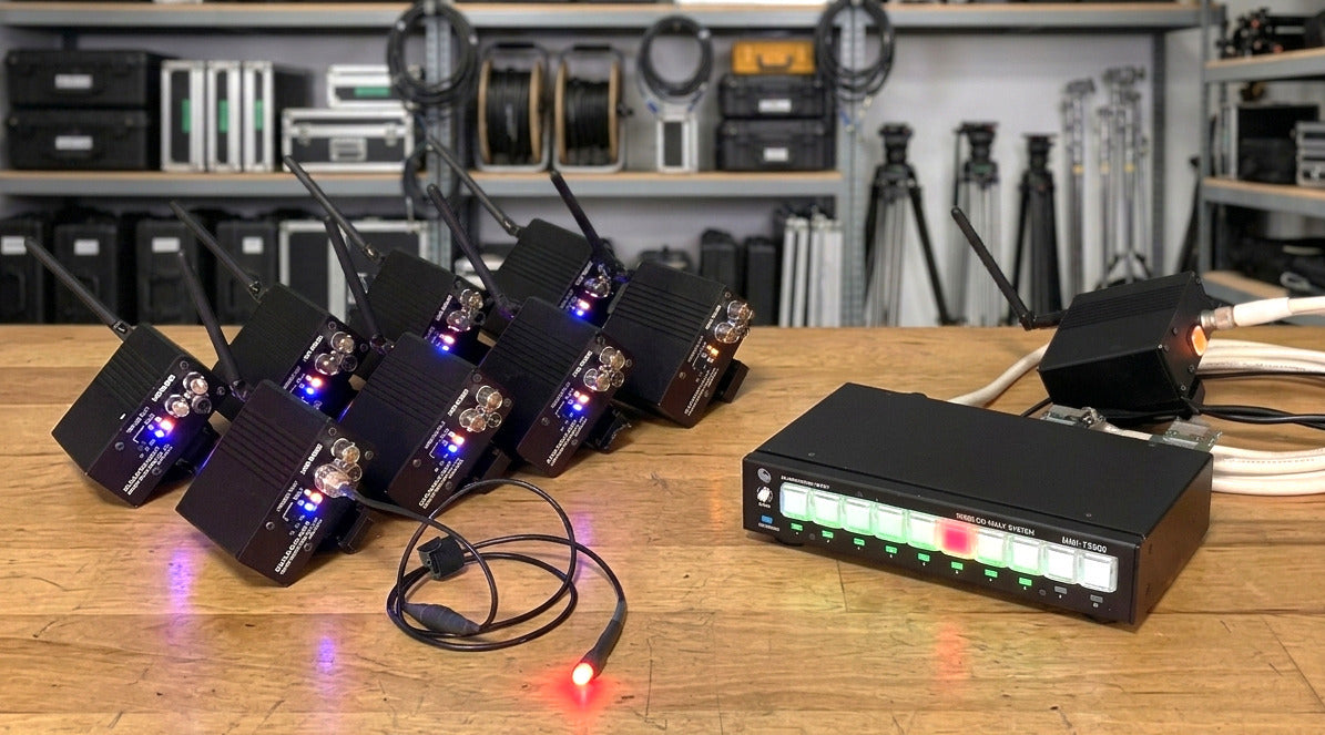 Musashi-Opt HW-T500 Wireless Tally System 10CH with 8x HW-R500 [o1235325983]