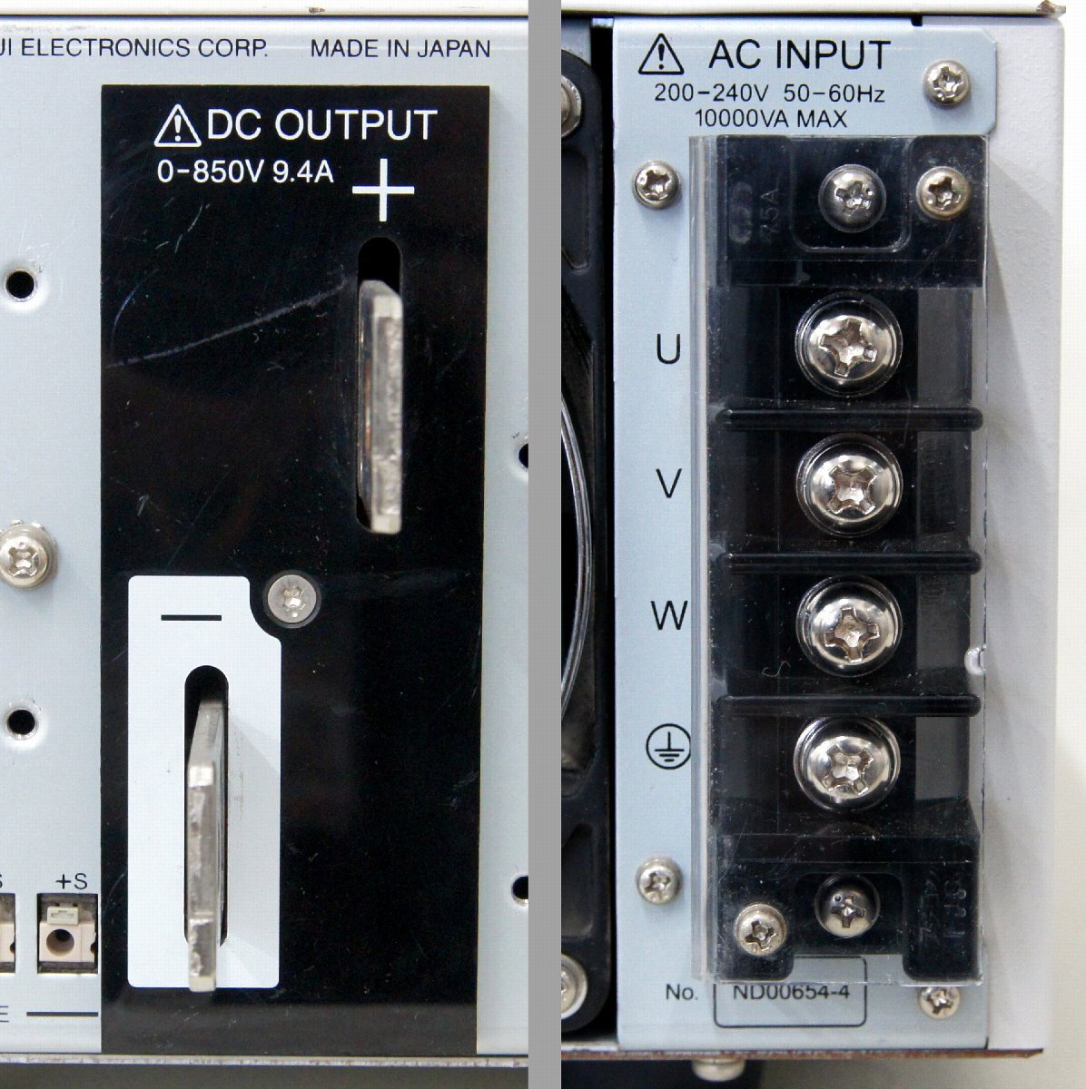 KIKUSUI PAT850-9.4T DC POWER SUPPLY 0-850V 9.4A High-efficiency Large-capacity Switching [m1197136463]