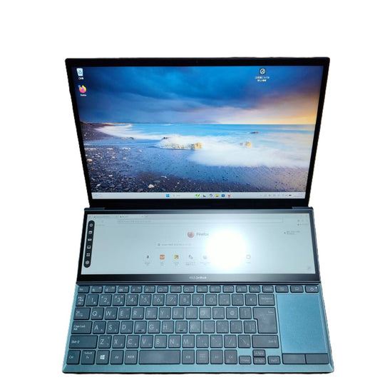 ASUS Zenbook Duo 14 Core i7-1165G7 Laptop NVIDIA GeForce MX450 16GB RAM 1TB SSD Dual Display [p1220235592]
